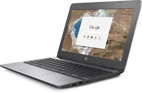img 3 attached to HP 11.6 Inch Chromebook Laptop Computer - High Performance, Intel Celeron N3060 Up to 2.48GHz Processor, 4GB RAM, 16GB eMMC, WiFi 802.11ac, USB 3.1, Bluetooth, Webcam, Chrome OS (Renewed)