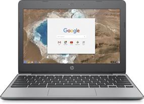 img 4 attached to HP 11.6 Inch Chromebook Laptop Computer - High Performance, Intel Celeron N3060 Up to 2.48GHz Processor, 4GB RAM, 16GB eMMC, WiFi 802.11ac, USB 3.1, Bluetooth, Webcam, Chrome OS (Renewed)