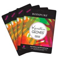 🧤 bodipure premium keratin hand mask – rejuvenating moisturizing gloves for dry hands – infused with natural ingredients – pack of 4 logo