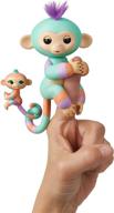 enchanting wowwee fingerlings monkey gianna turquoise - a must-have delight! logo