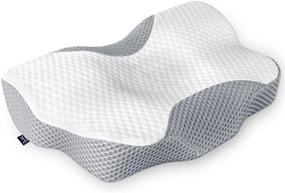 img 4 attached to 🌙 Ultimate Pain Relief: BedStory Cervical Memory Foam Pillow - Ergonomic Orthopedic Support for All Sleeping Positions