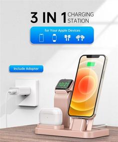 img 2 attached to Tinetton Charging Station Compatible AirPods Portable Audio & Video