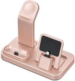 img 3 attached to Tinetton Charging Station Compatible AirPods Portable Audio & Video