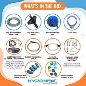 img 3 attached to 🪢 Adult Backyard Zipline Kits by Hyponix