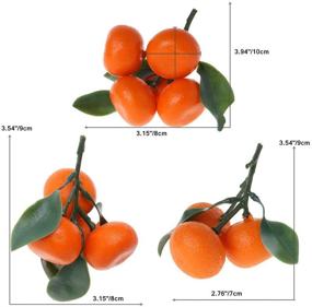 img 3 attached to Artificial Tangerine Decoration Decorative Photography