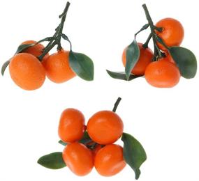 img 4 attached to Artificial Tangerine Decoration Decorative Photography