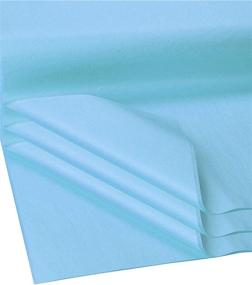 img 3 attached to 📦 Light Blue Tissue Paper 15x20 - 100 Sheets: Premium Quality and Size