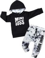 clothes winter outfit hoodie sweatshirt boys' clothing in clothing sets logo