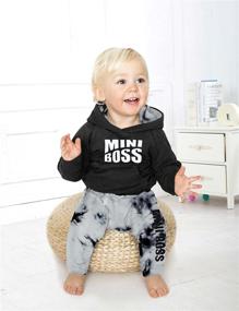 img 3 attached to Clothes Winter Outfit Hoodie Sweatshirt Boys' Clothing in Clothing Sets