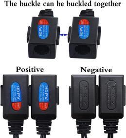 img 1 attached to 📹 HD Cat5 RJ45 to BNC Video Balun Transceiver with Power Connector for 720P 1080P 3MP 4MP 5MP 8MP HD-CVI/TVI/AHD/CVBS/960H Cameras - Passive Baluns (2 Pairs)