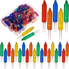 img 4 attached to 🎄 2.5V Christmas Mini Replacement Bulbs (500 Pack) - Decorative Light Supplies for Christmas Trees - Red Yellow Blue Green Orange