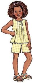 img 2 attached to 👚 Butterick Patterns B4176 Girls' Top, Dress, Shorts, Pants - Sizes 2-5