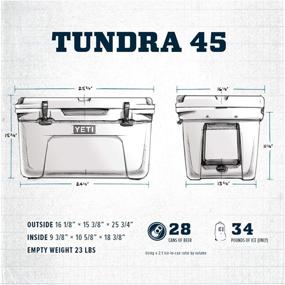 img 3 attached to YETI Tundra Cooler Aquifer Blue