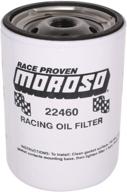 moroso 22460 chevy racing oil filter logo