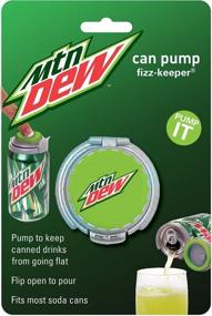 img 1 attached to 🥤 Jokari 3-Pack Mountain Dew Modern Logo Pump and Pour Caps for Soda Cans, Green