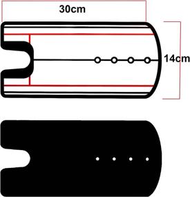 img 2 attached to 🏌️ Fenstore Golf Putting Mirror - Improve Your Golf Alignment with this Portable Swing Trainer 12'' x 5.5''