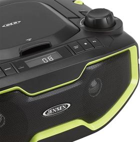 img 1 attached to Black JENSEN CD-575 Portable Stereo MP3 CD Player with PLL AM/FM Radio