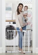 regalo easy step 38.5-inch extra wide walk through baby gate with 🚶 extension kit, pressure mount kit, wall cups, and mounting kit - 4 pack logo