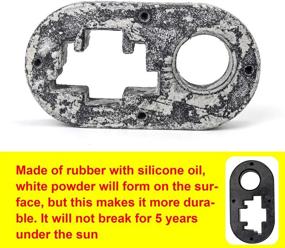 img 3 attached to 🔧 3mirrors Jack Handle Keeper: Sun-Resistant Rubber for Hi-Lift Jack Lifter - Super Durable & Steel Plate Upgraded Design