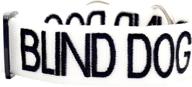 🦮 blind dog white color coded l-xxl semi-choke collar: ensure safety with advanced warning for dogs having no/limited sight logo