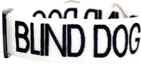 img 4 attached to 🦮 BLIND DOG White Color Coded L-XXL Semi-Choke Collar: Ensure Safety with Advanced Warning for Dogs Having No/Limited Sight