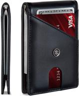 👜 obsidian minimalist leather wallet with enhanced protection logo