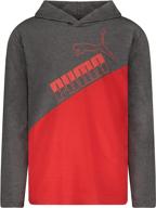 puma amplified sleeve hoodie t shirt boys' clothing logo