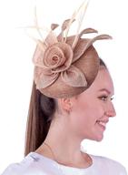 🎩 biruil fascinators cocktail headband: women's kentucky accessories for special occasions logo