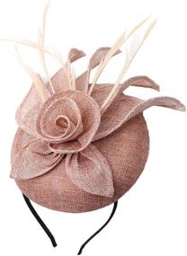 img 2 attached to 🎩 Biruil Fascinators Cocktail Headband: Women's Kentucky Accessories for Special Occasions