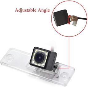 img 2 attached to ASATAH 12 LED Adjustable Angle Car Rear View Camera For Toyota 4Runner/Hilux Surf/Toyota Fortuner SW4 /Toyota Innova &Amp