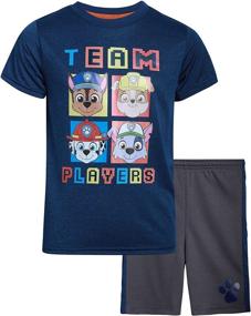 img 4 attached to 🐾 Boys Nickelodeon Paw Patrol Shorts: Stylish Clothing Sets for Boys