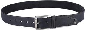 img 3 attached to 👔 Upgrade Your Workwear with X YES Classic Leather Belts