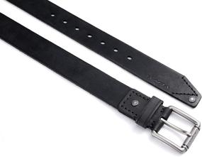 img 2 attached to 👔 Upgrade Your Workwear with X YES Classic Leather Belts