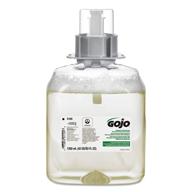 🧼 gojo green certified foam hand cleaner, fragrance free, 1250 ml hand soap refill - pack of 3 for gojo fmx-12 push-style dispenser - 5165-03 logo