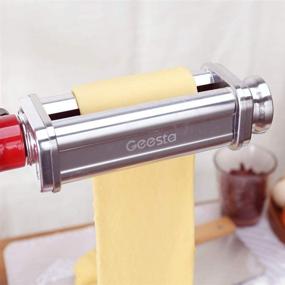 img 2 attached to Enhance Your Kitchen Creations with the Prime Pasta Roller Attachment - Perfect Homemade Sheets, Stainless Steel Tools for Ravioli, Dumplings, Lasagna & Tortilla - Ideal Christmas Gift 2021