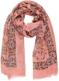 img 4 attached to Lightweight Paisley Fashion Winter Scarves