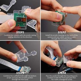 img 3 attached to 📷 High-Resolution Camera Kit for Raspberry Pi: 2x 5MP 1080p OV5647 Sensor Modules with Accessories