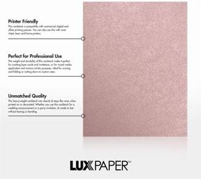 img 3 attached to 50 Qty. Misty Rose Metallic Sirio Pearl 8.5x11 Cardstock - Ideal for Printing, Copying, Crafting, Business Needs, and More! (Product Code: 81211-C-M203-50)