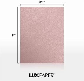 img 2 attached to 50 Qty. Misty Rose Metallic Sirio Pearl 8.5x11 Cardstock - Ideal for Printing, Copying, Crafting, Business Needs, and More! (Product Code: 81211-C-M203-50)