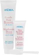 👱 andrea facial hair remover: депиляторы и отбеливающие средства для бережного удаления волос на лице логотип
