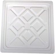 🏞️ camco 45651 insulated dual vent cover - white, 14" x 14" - premium quality solution for improved ventilation efficiency" logo