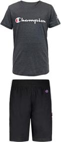 img 4 attached to 🩳 Champion Little French Shorts Scarlet Boys' Clothing: Stylish Comfort for Young Champions