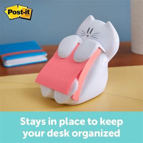 img 2 attached to 🐱 Post-it Pop-up Note Dispenser, Cat Design, 3x3 in - White - CAT-330 (1 Dispenser/Pack)