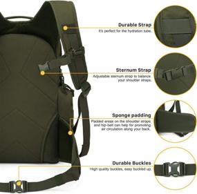 img 1 attached to Mardingtop Tactical Backpacks Traveling 28L Black Outdoor Recreation and Camping & Hiking