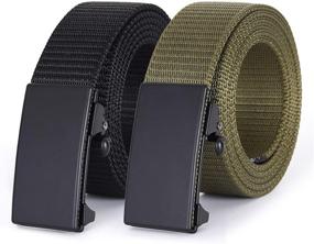 img 4 attached to Mile High Life Webbing Ratchet Men's Accessories