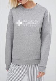 img 2 attached to 🏥 JYHOPE Grey Sloan Memorial Hospital Cute Sweatshirt for Teenage Girls - Long Sleeve Pullover Tops