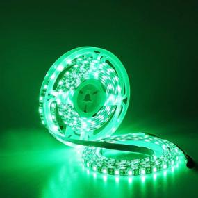 img 4 attached to 🔆 YUNBO Green LED Strip Light: 16.4ft/5m 300 Units, Waterproof Flexible Tape for Boat, Car, Bar, Party