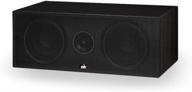 enhance your home theater setup with the psb alpha c10 center channel speaker in black ash logo