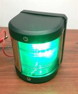pactrade marine boat green starboard side led navigation light: waterproof for boats up to 12m логотип