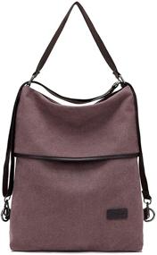 img 2 attached to 🎒 Versatile Women's Fashion Backpack: Handbag, Shoulder Bag, & Wallet Combo